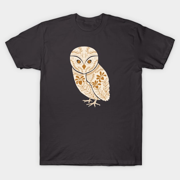 Dark Omens Owl - Ghost T-Shirt by Amicreative